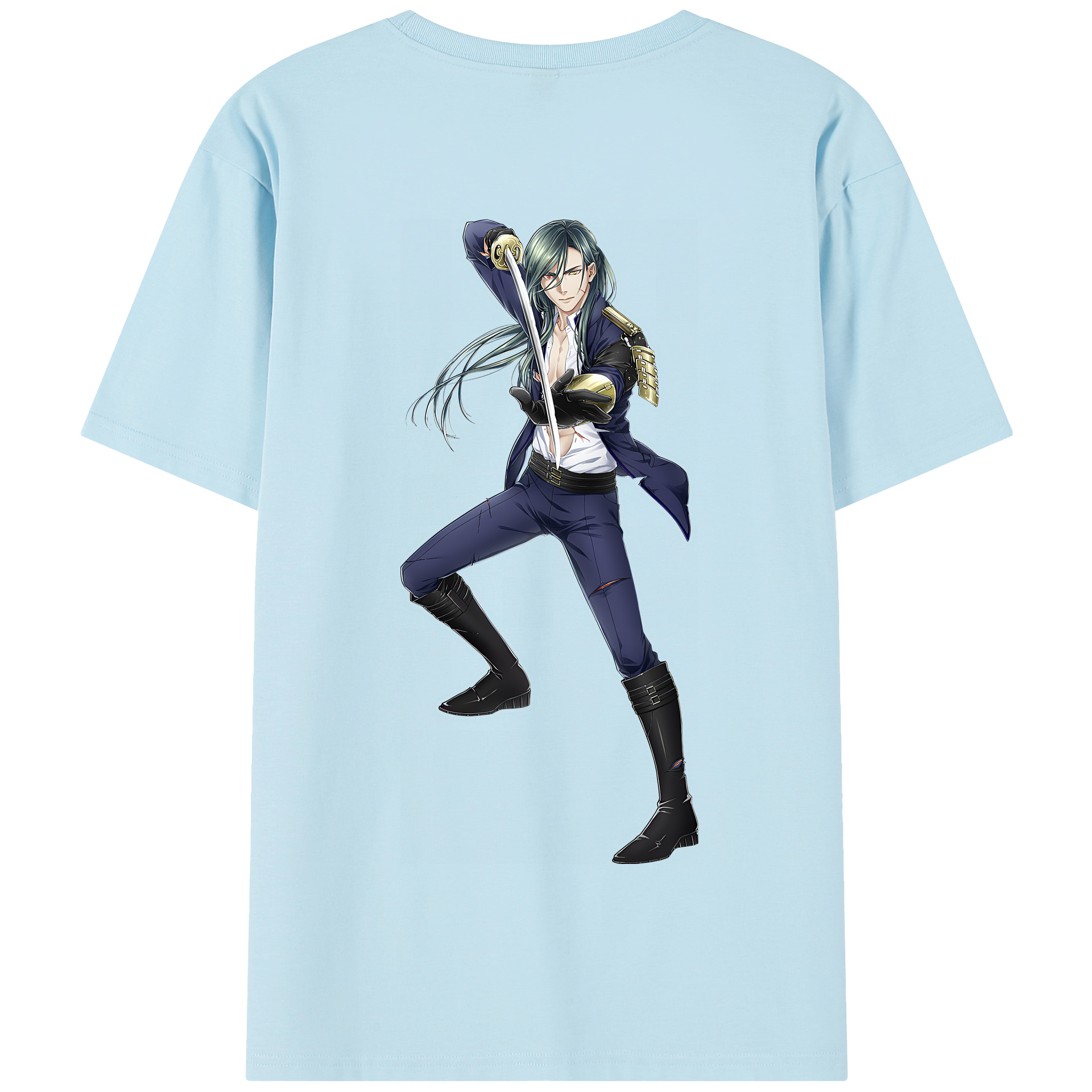 （画像用） 刀剣乱舞 Touken Ranbu 綿100％半袖Tシャツ（背面プリント）